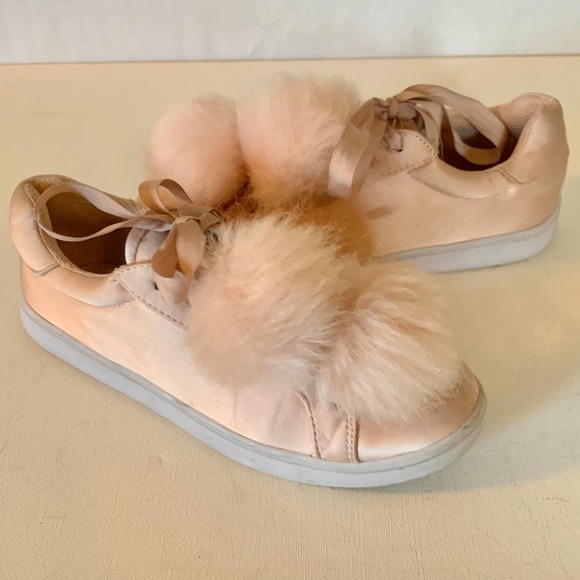 Madden Girl Shoes - Madden Girl Pom Pom Sneakers